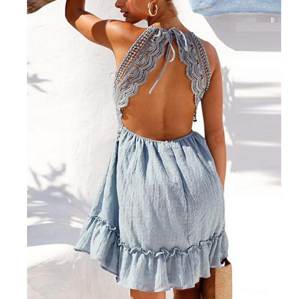 šHOST PICKšBacklessLace MiniDress - Picture 2 of 9